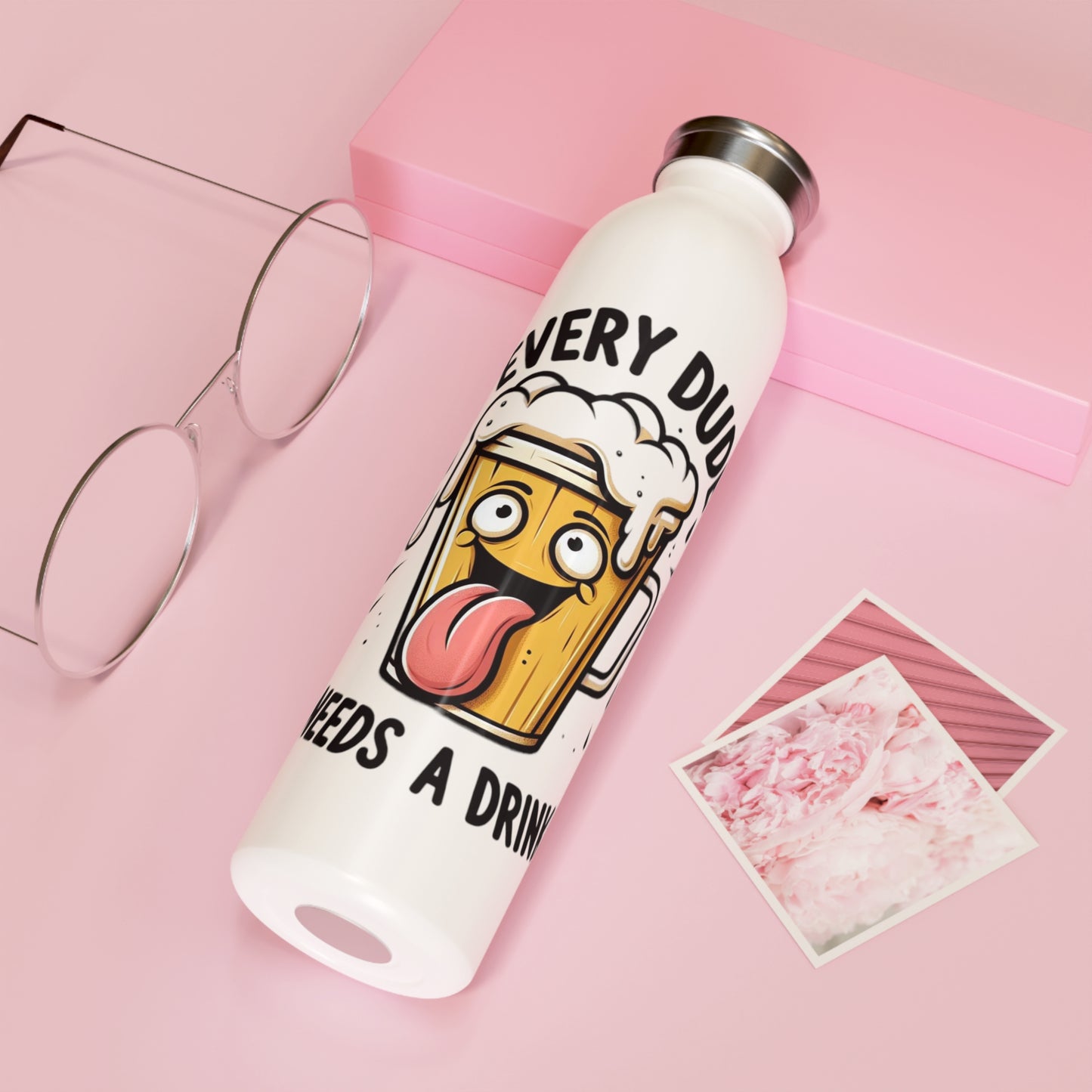 Slim Water Bottle gift humorous and witty gift for him