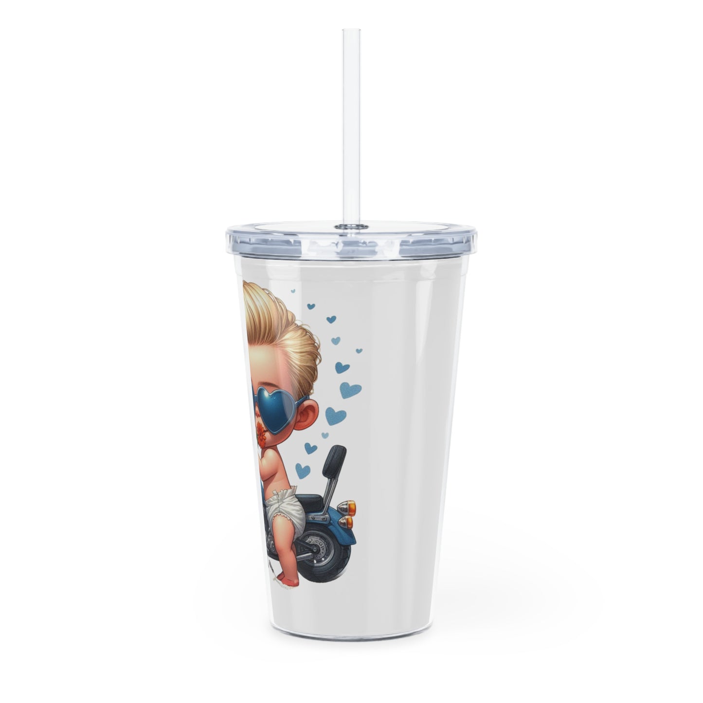 Plastic Tumbler with Straw gifts for kids humorous gift