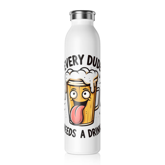 Slim Water Bottle gift humorous and witty gift for him